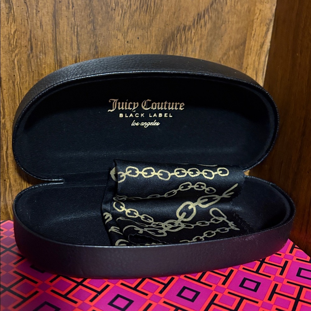 NWOT Juicy Couture Black Label Glasses Case for Eyewear